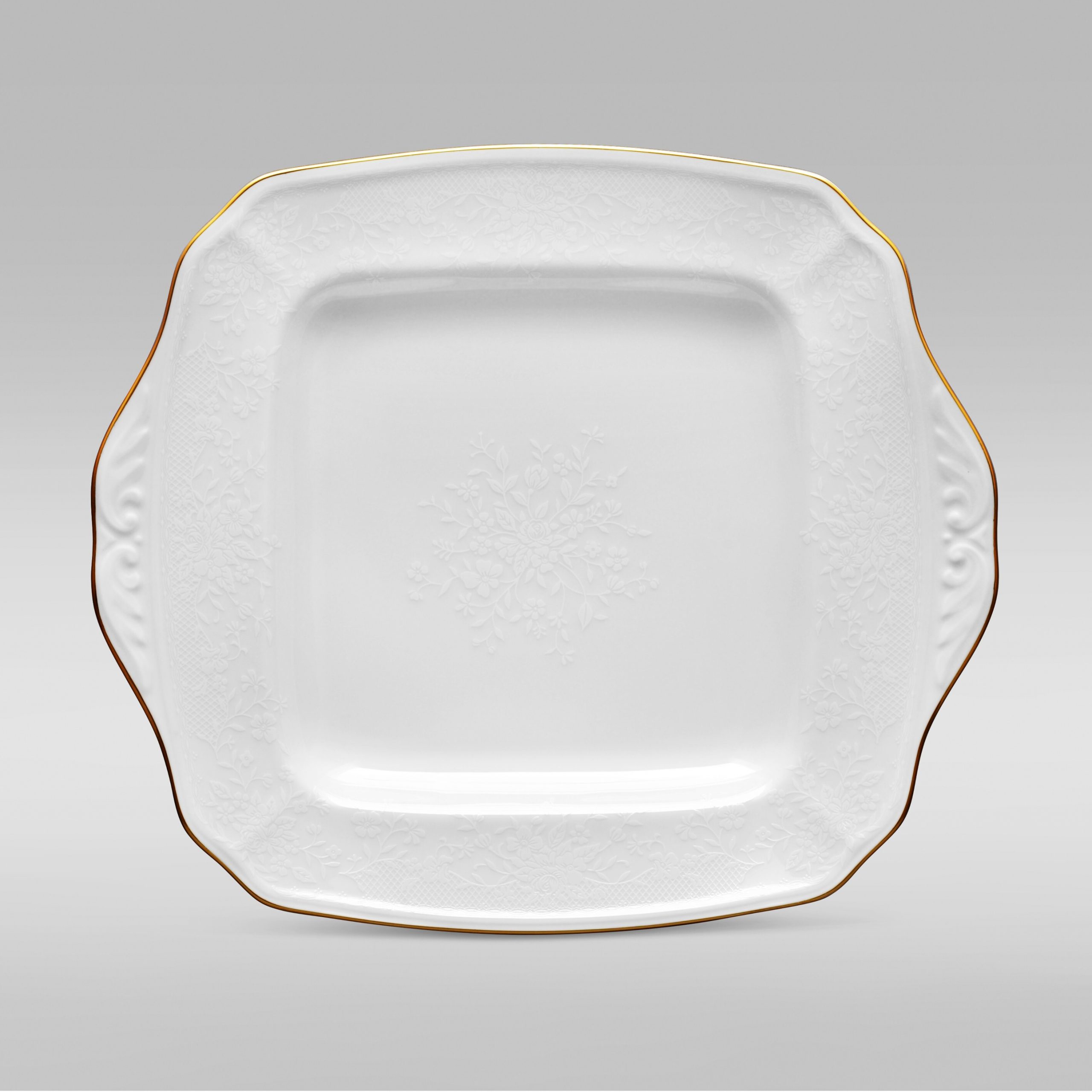 1660- 09547A/ Square Plate