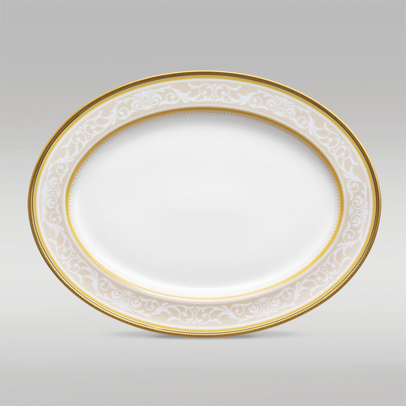 1712L- 91344/ Oval Platter
