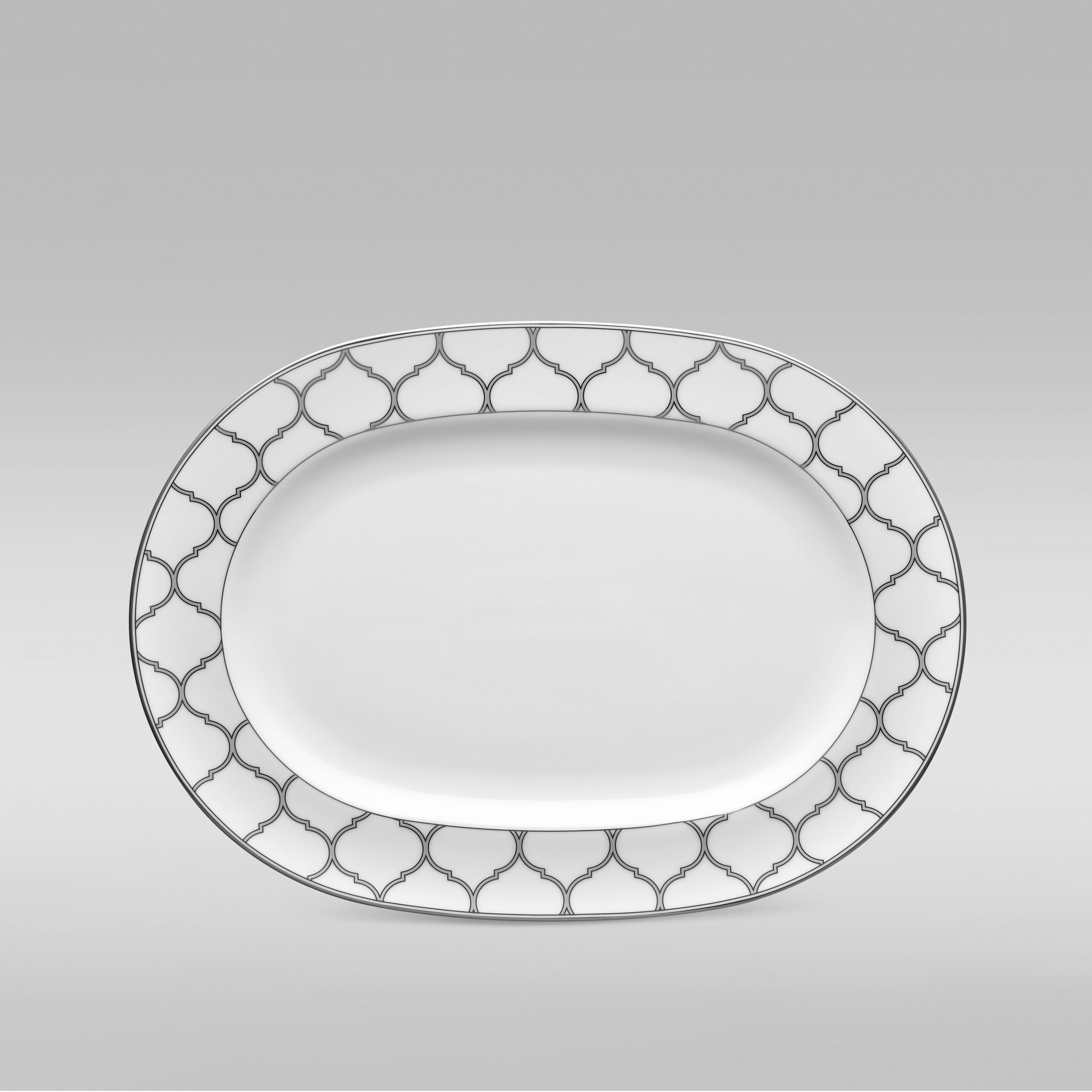 1717L- 91045/ Oval Platter