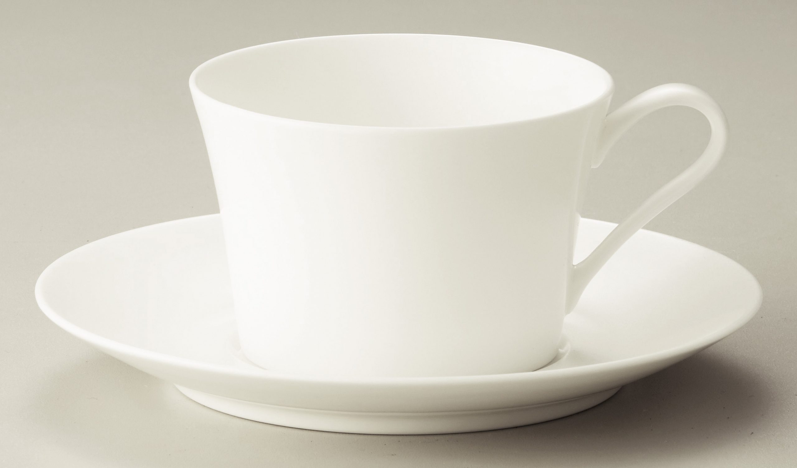 4955/93787C & 93787S Tea/Coffee Cup (Plain) & Saucer (Plain)