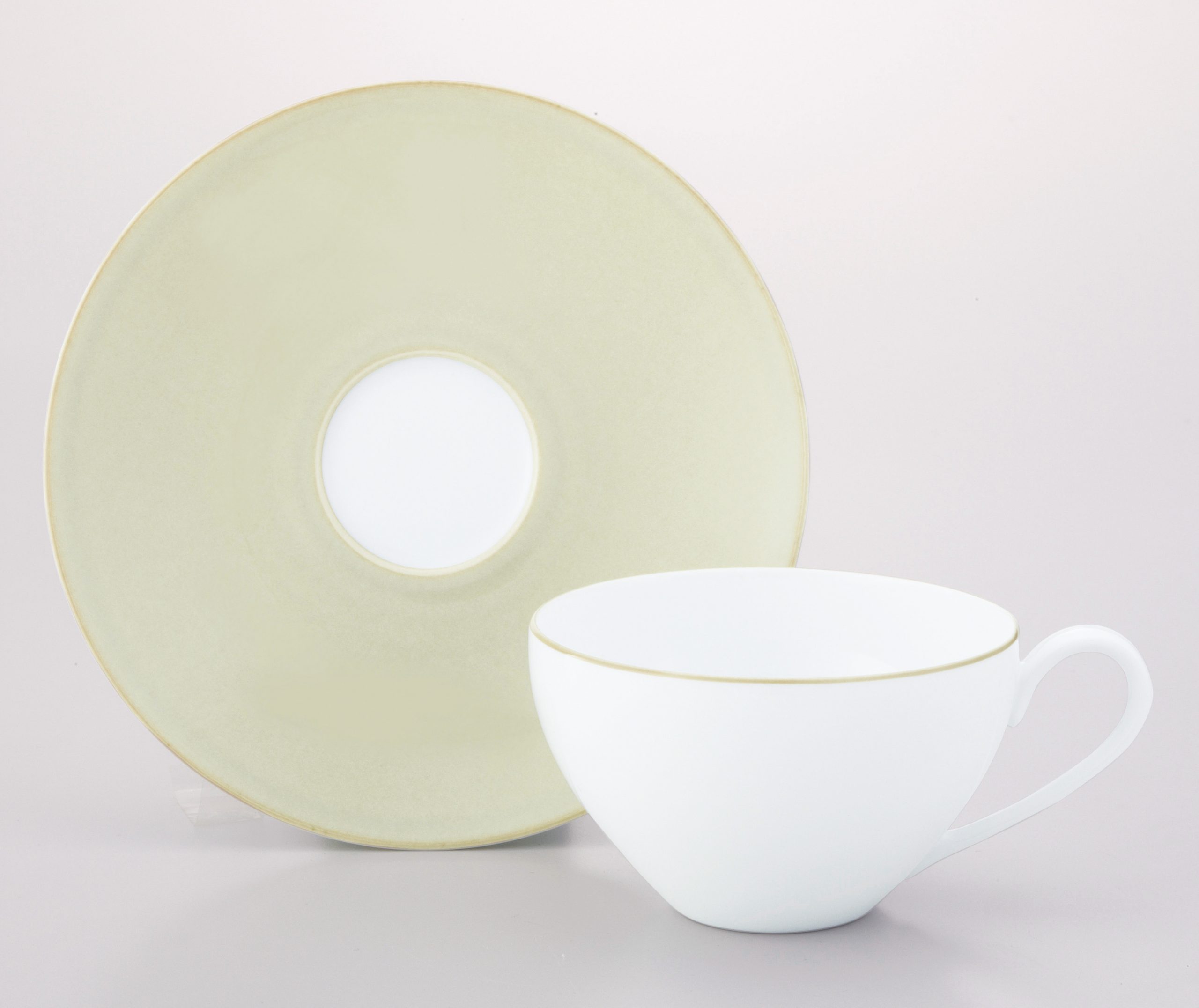 Alta Oyster 1695/94989C & 94989S Tea/Coffee Cup & Saucer