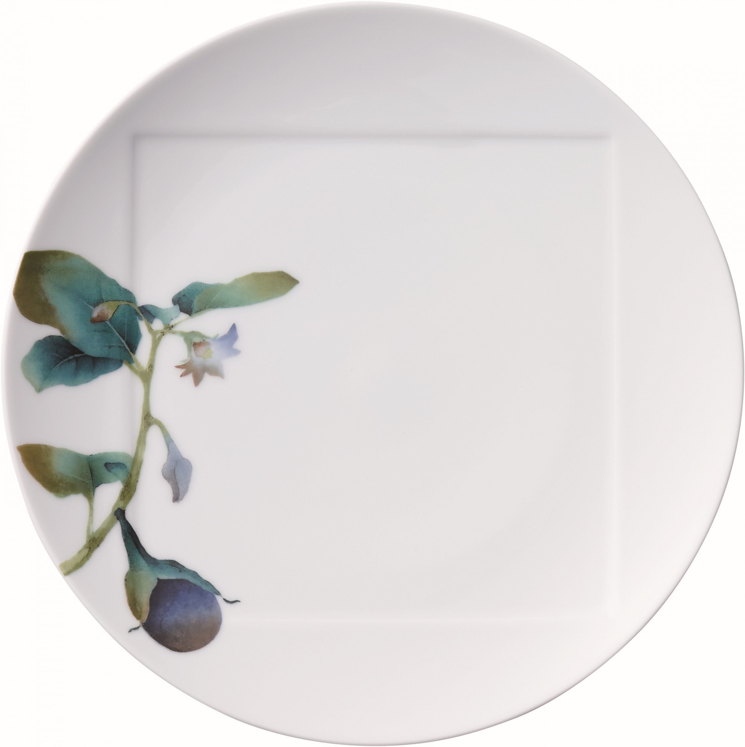 1620/5L Egg Plant-09930A/ Coupe Dinner Plate