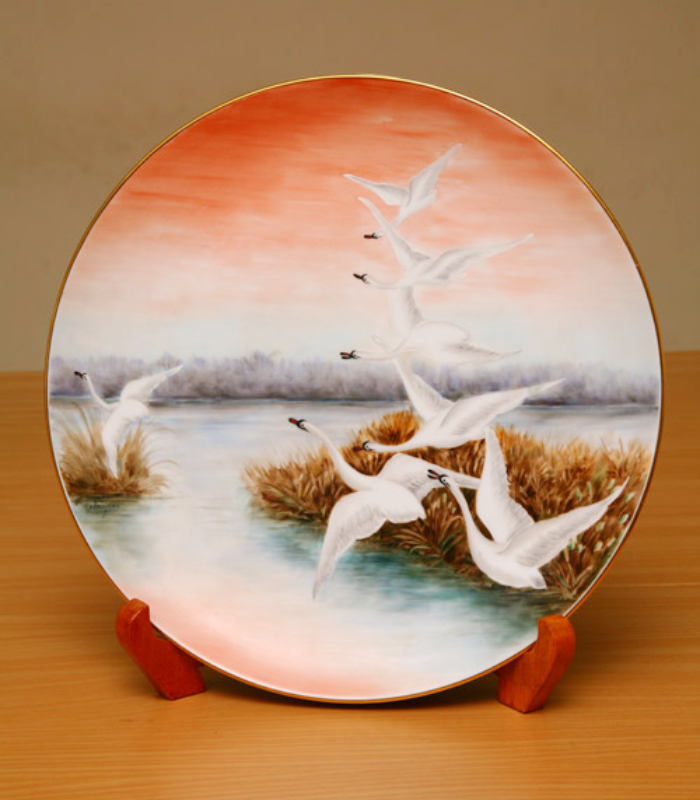 Flying Geese at Duck Plaque