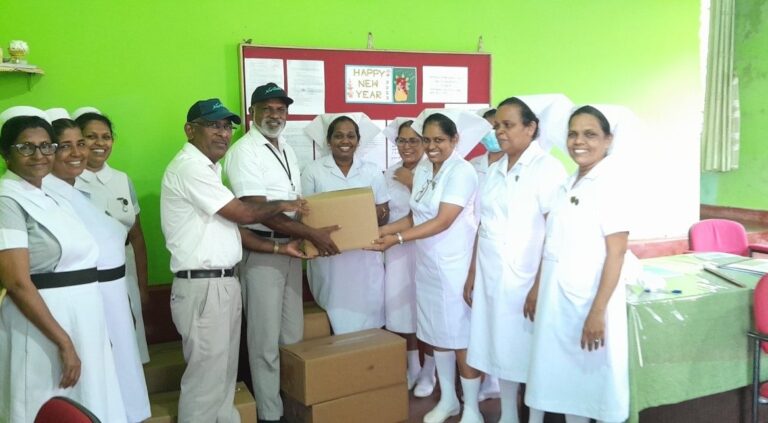 Noritake Donates Matale Hospital